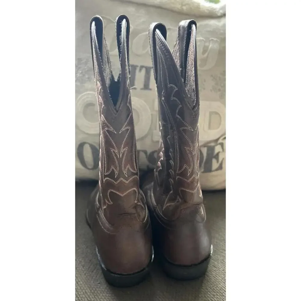 Tony Lama Cowboy Boots Size 9D Style BB2021 - Picture 6 of 11
